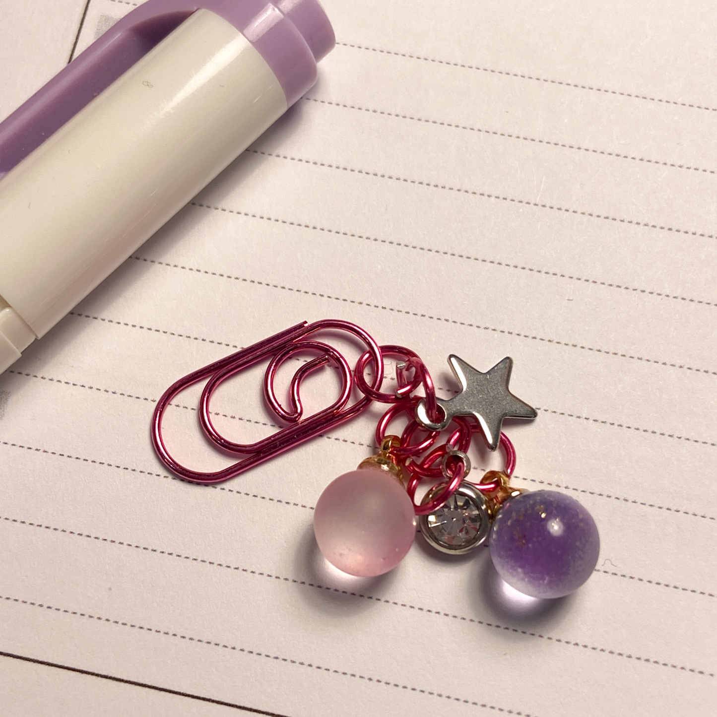 Planner Charm Purple