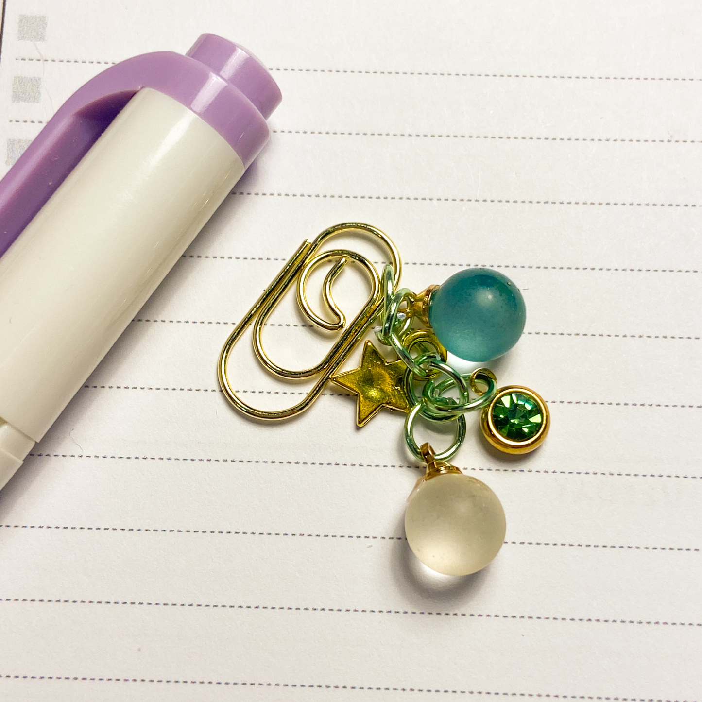 Planner Charm Gold