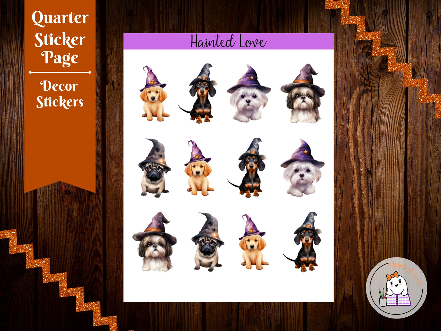 Halloween Dog Stickers