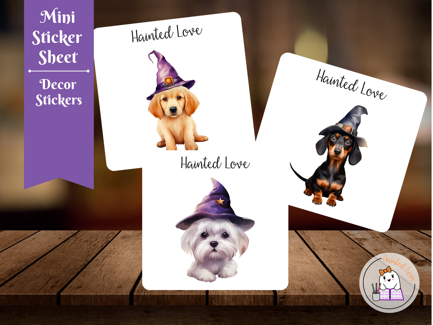 Halloween Dog Stickers